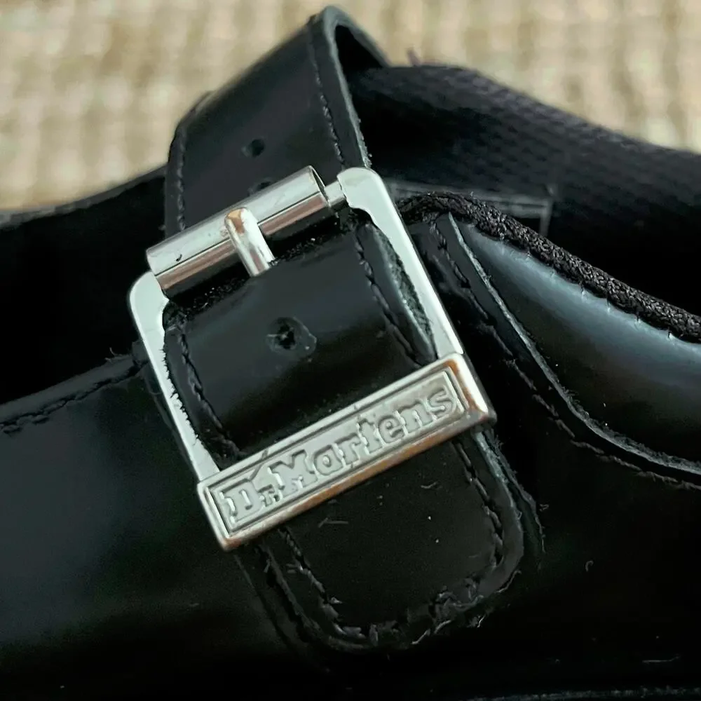 Dr. Martens Junior Mary Jane Buckle Shoes Black – Big Kids US 1 (EU 32)